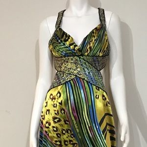 JOVANI Animal Print Formal Gown